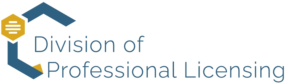 Department of Professional Licencsing logo
