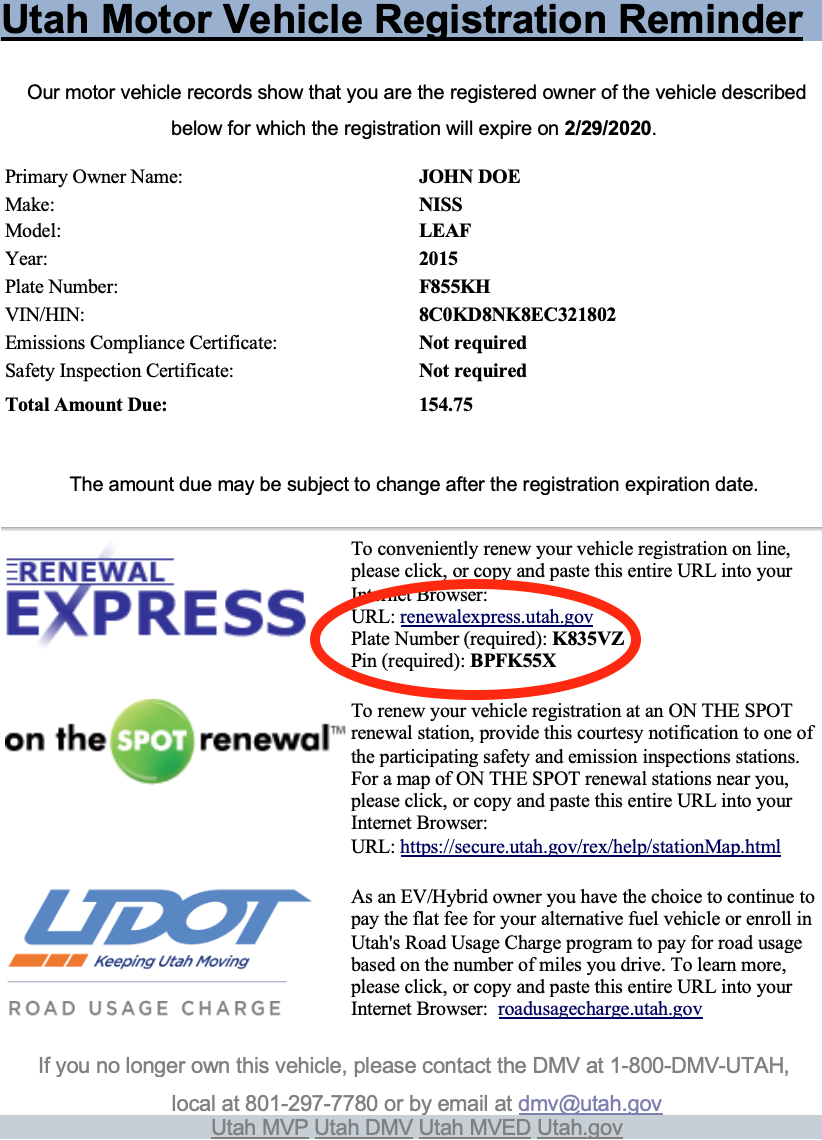 Renew license clearance plate dmv