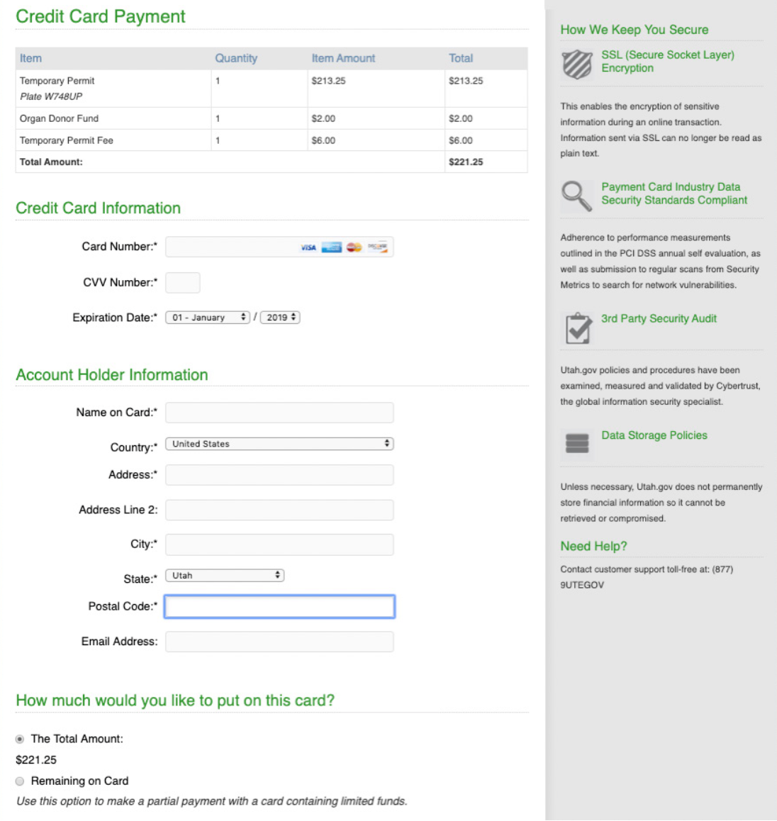 Payment Summary